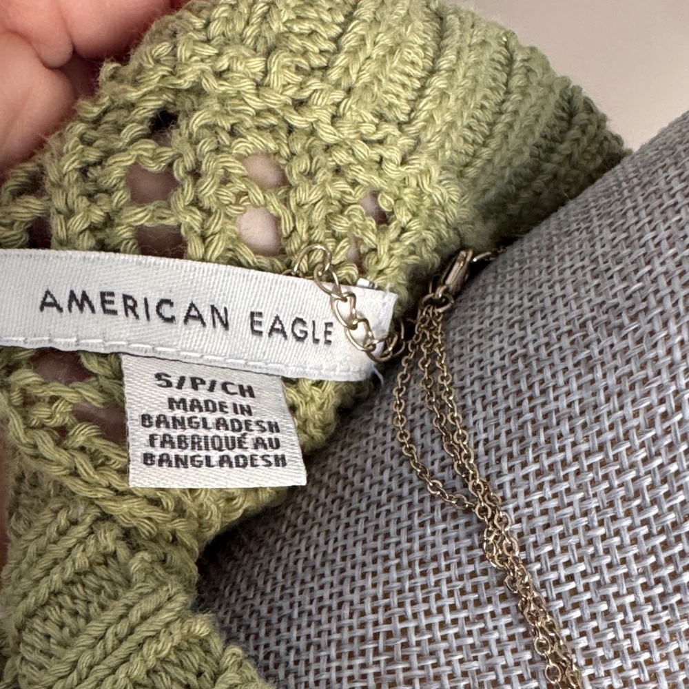American Eagle Outfitters Green Knit Women's Sweater - Picture 11 of 11